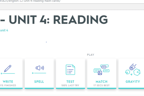 HỌC TỐT TỪ VỰNG TIẾNG ANH VỚI QUIZLET.COM