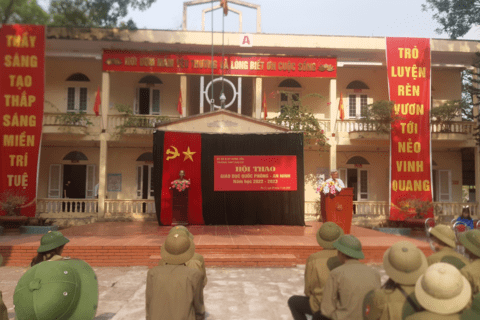 TRƯỜNG THPT PHÙ CỪ TỔ CHỨC THÀNH CÔNG HỘI THAO GIÁO DỤC QUỐC PHÒNG – AN NINH NĂM HỌC 2022-2023