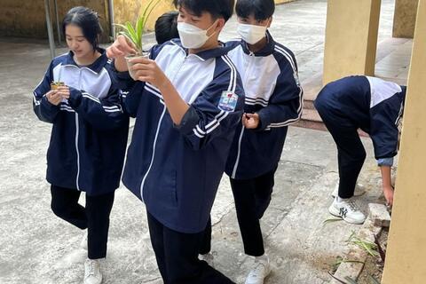 XÂY DỰNG KHÔNG GIAN XANH TẠI TRƯỜNG THPT PHÙ CỪ