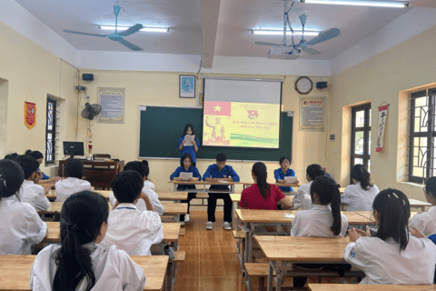 ĐOÀN TRƯỜNG THPT PHÙ CỪ TỔ CHỨC THÀNH CÔNG ĐẠI HỘI CÁC CHI ĐOÀN NHIỆM KÌ 2024 – 2025