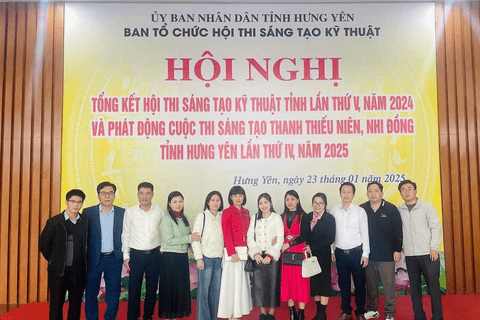 TRƯỜNG THPT PHÙ CỪ TÍCH CỰC THAM GIA HỘI THI SÁNG TẠO KỸ THUẬT TỈNH HƯNG YÊN LẦN THỨ V, NĂM 2024