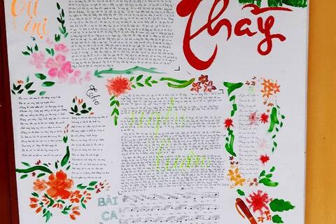 BẢN TIN HOẠT ĐỘNG CHÀO MỪNG NGÀY NHÀ GIÁO VIỆT NAM - LỚP 11A1