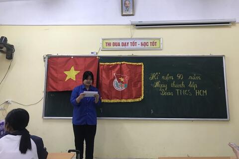 Chi đoàn 11A4 kỉ niêm 90 năm ngày Thành lập Đoàn TNCS Hồ Chí Minh