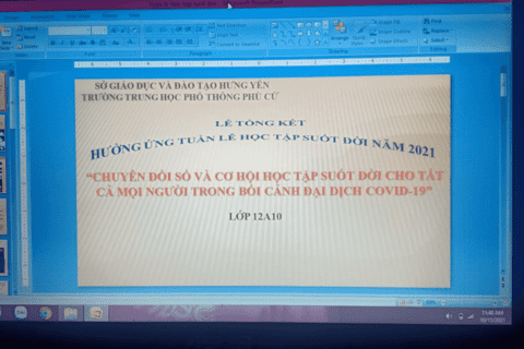 CHI ĐOÀN 12A10 TỔNG KẾT TUẦN LỄ HỌC TẬP SUỐT ĐỜI