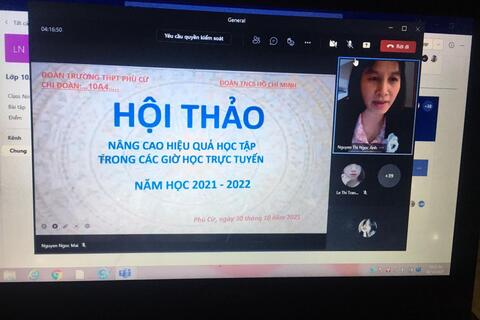 PHƯƠNG PHÁP HỌC TRỰC TUYẾN HIỆU QUẢ CỦA CHI ĐOÀN 10A4  
