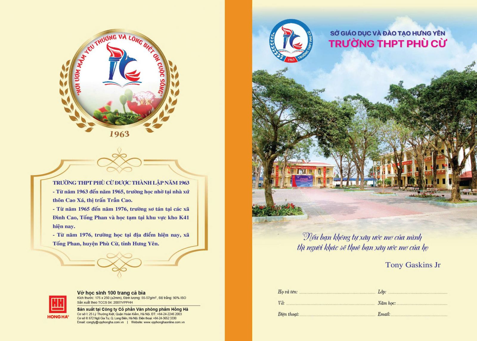 NHỮNG TRANG VỞ - NIỀM TỰ HÀO CỦA HỌC SINH TRƯỜNG THPT PHÙ CỪ
